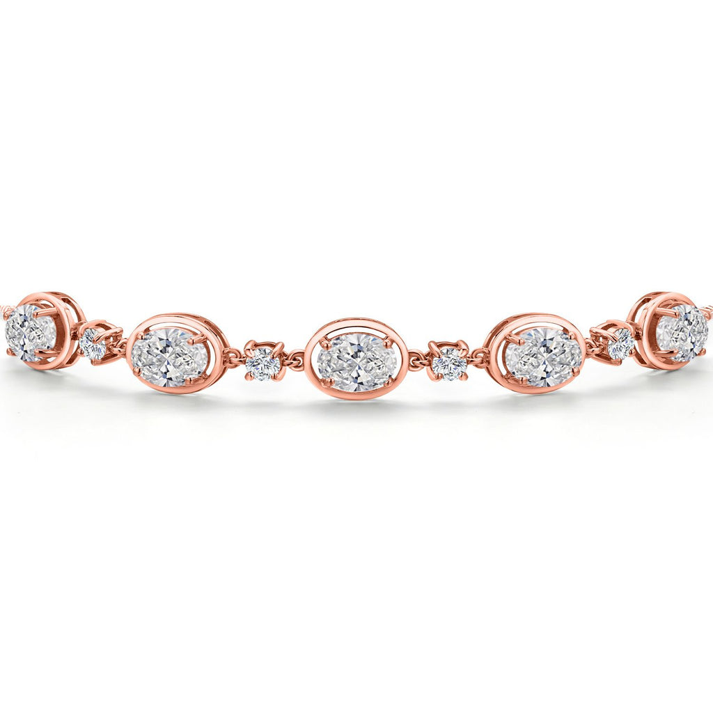 Bracelet in 925 Rose Gold Plated Silver
