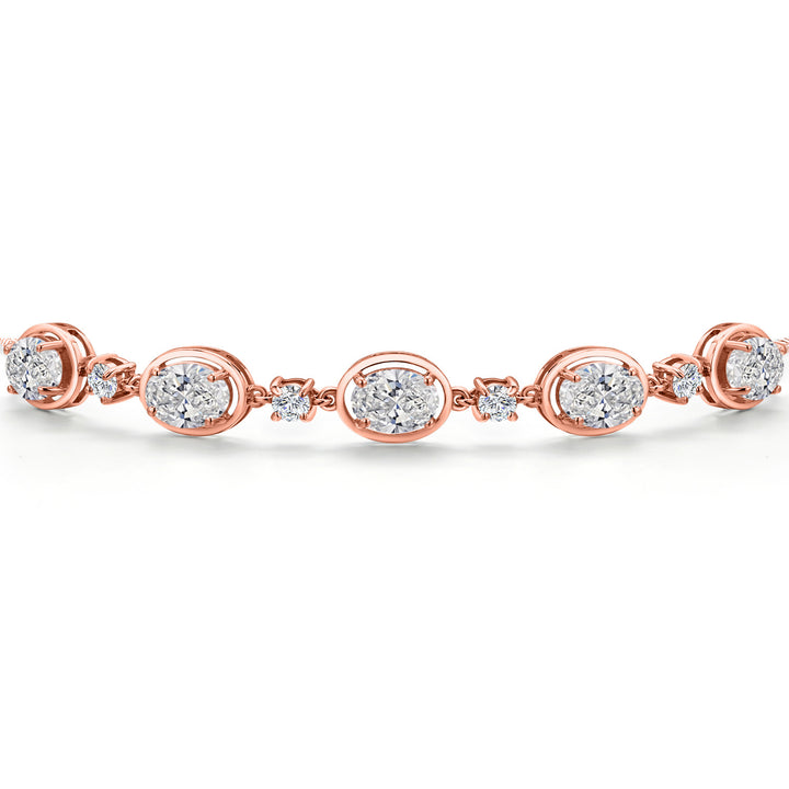 Bracelet in 925 Rose Gold Plated Silver