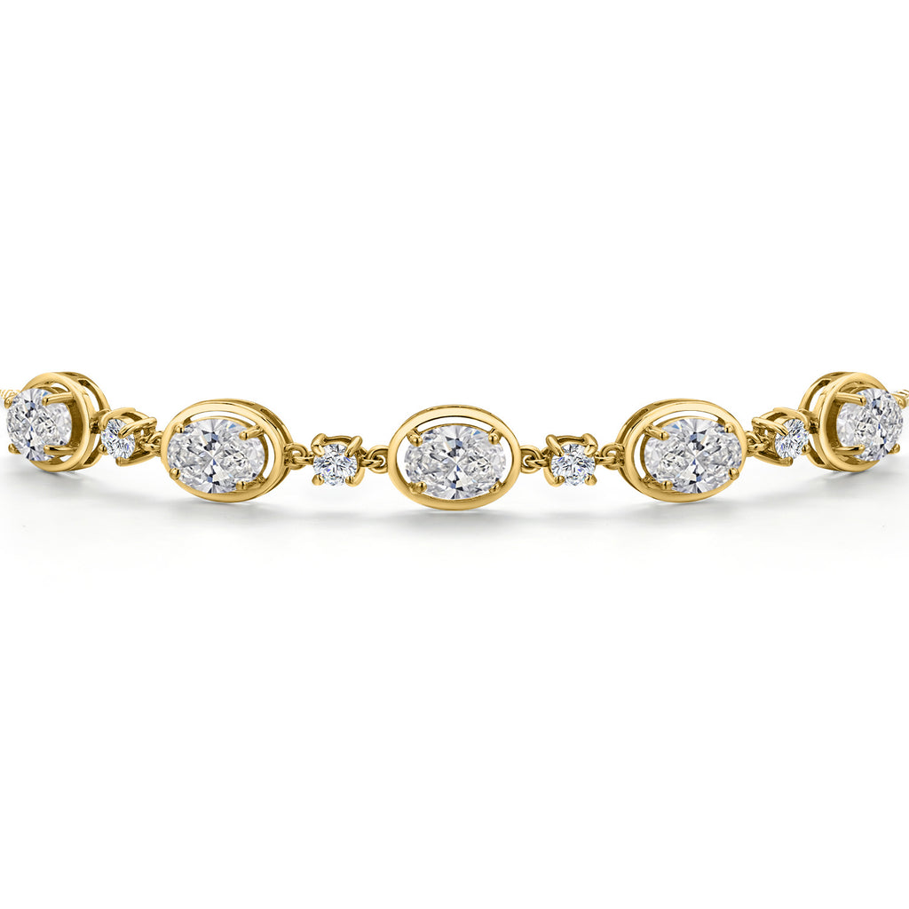 Bracelet in 925 Yellow Gold Plated Silver