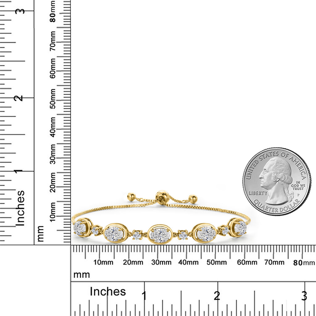 Bracelet in 925 Yellow Gold Plated Silver