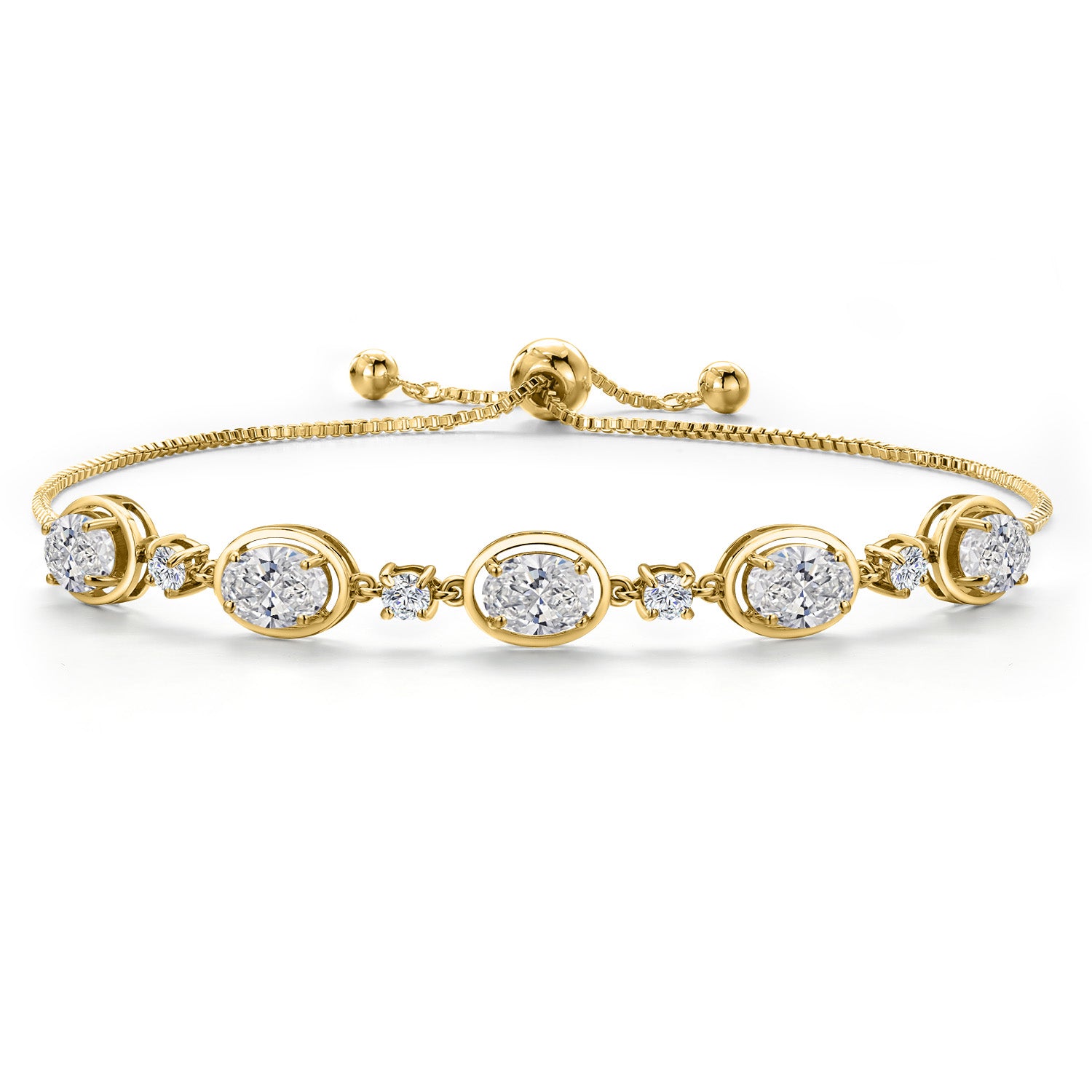 Bracelet in 925 Yellow Gold Plated Silver