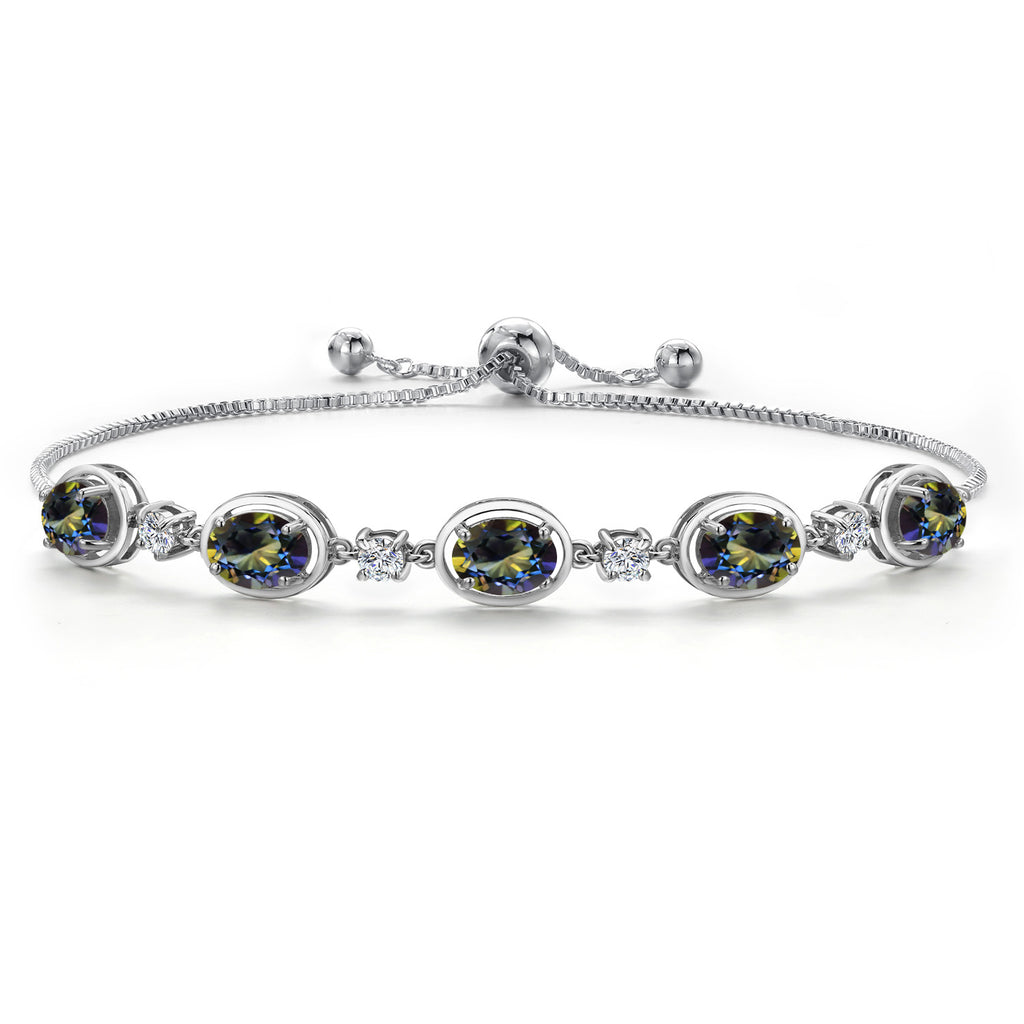 Blue Mystic Topaz_Bracelet in 925 Sterling Silver