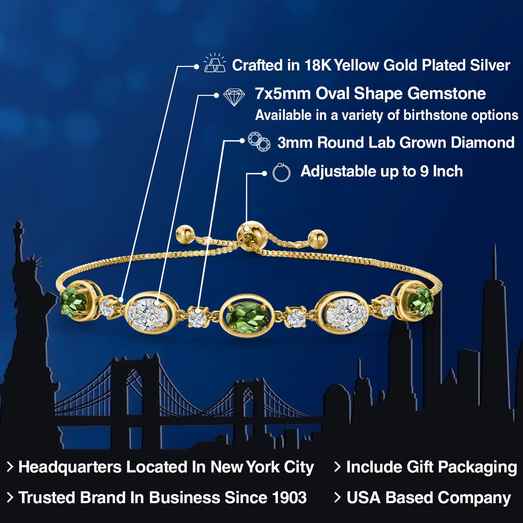 Bracelet in 925 Yellow Gold Plated Silver