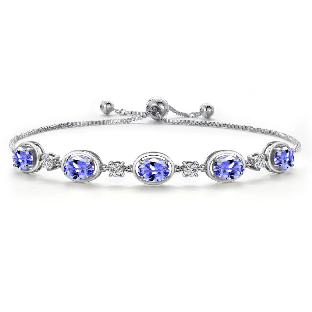 Tanzanite - December_Bracelet in 925 Sterling Silver