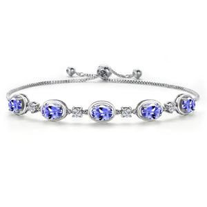 Tanzanite - December_Bracelet in 925 Sterling Silver