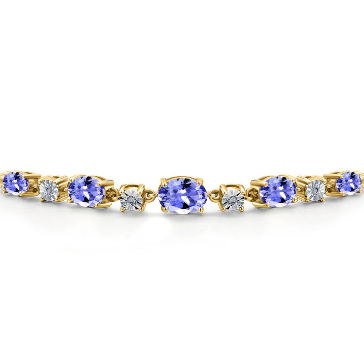 Bracelet in 925 Yellow Gold Plated Silver