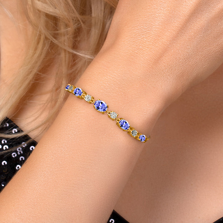 Bracelet in 925 Yellow Gold Plated Silver
