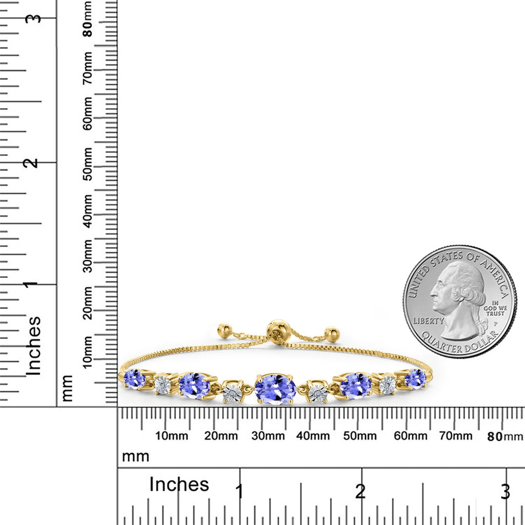 Bracelet in 925 Yellow Gold Plated Silver