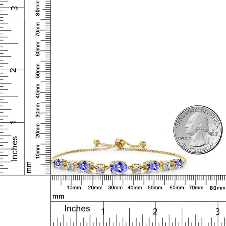 Bracelet in 925 Yellow Gold Plated Silver