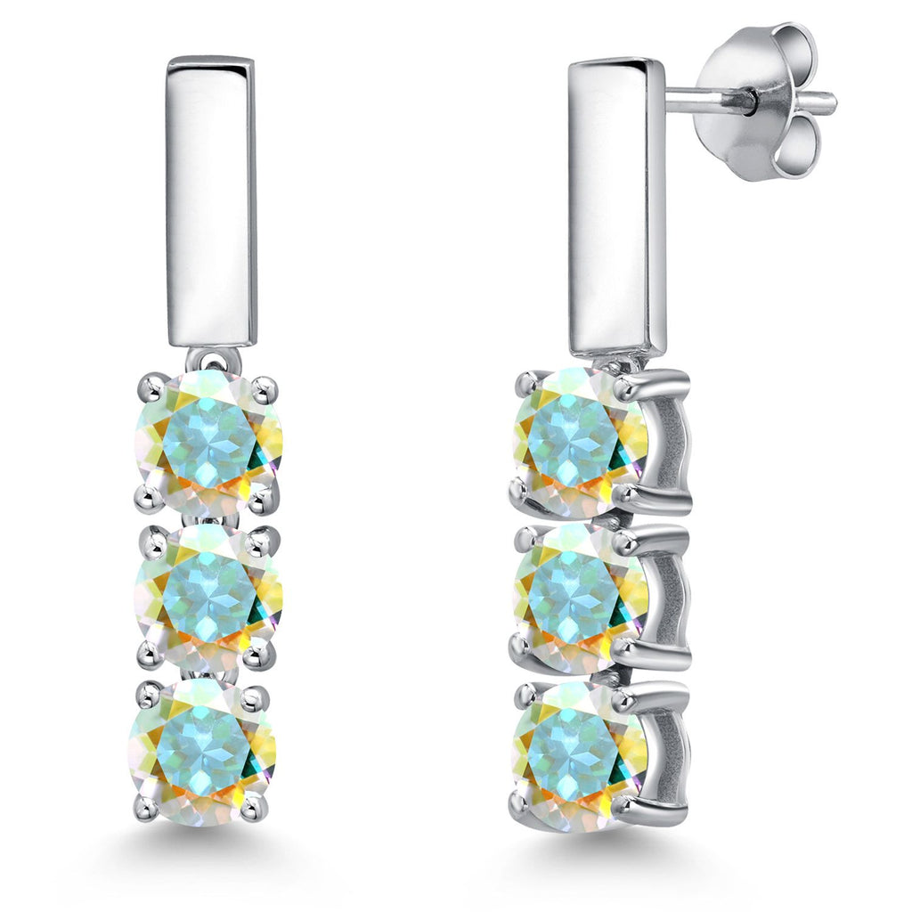 Mercury Mist Mystic Topaz_Earrings in 925 Sterling Silver