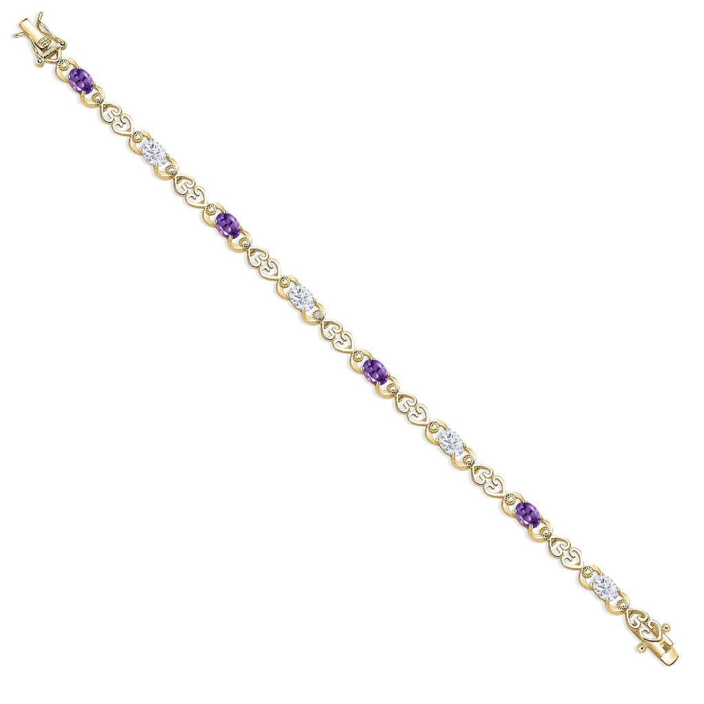 Bracelet in 925 Yellow Gold Plated Silver
