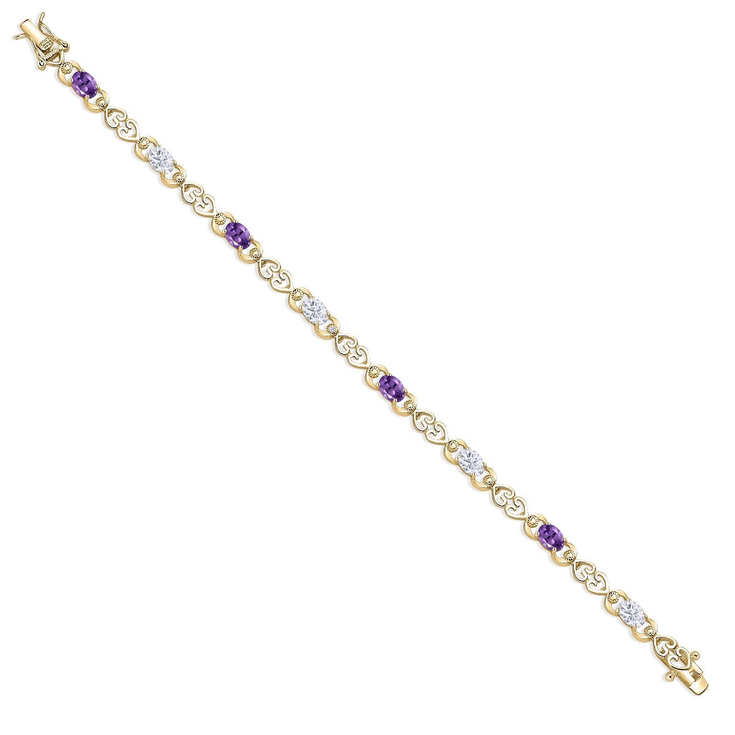 Bracelet in 925 Yellow Gold Plated Silver