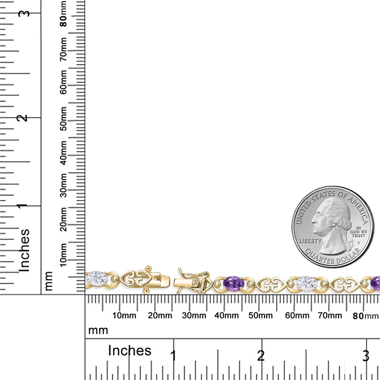 Bracelet in 925 Yellow Gold Plated Silver