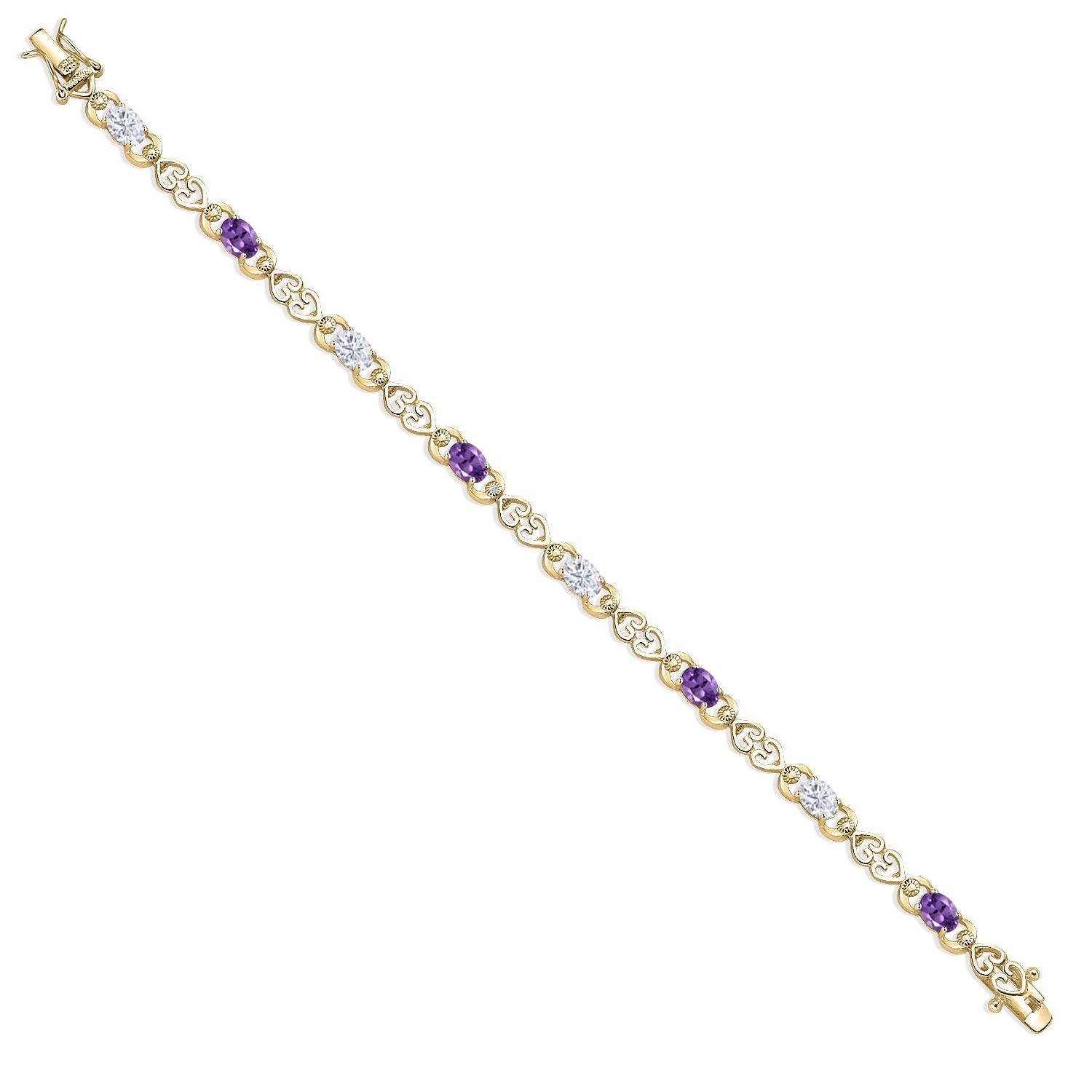 Bracelet in 925 Yellow Gold Plated Silver