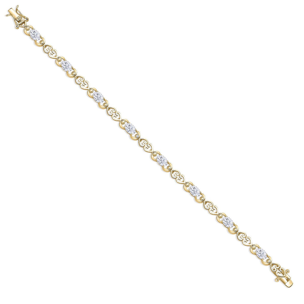 Bracelet in 925 Yellow Gold Plated Silver