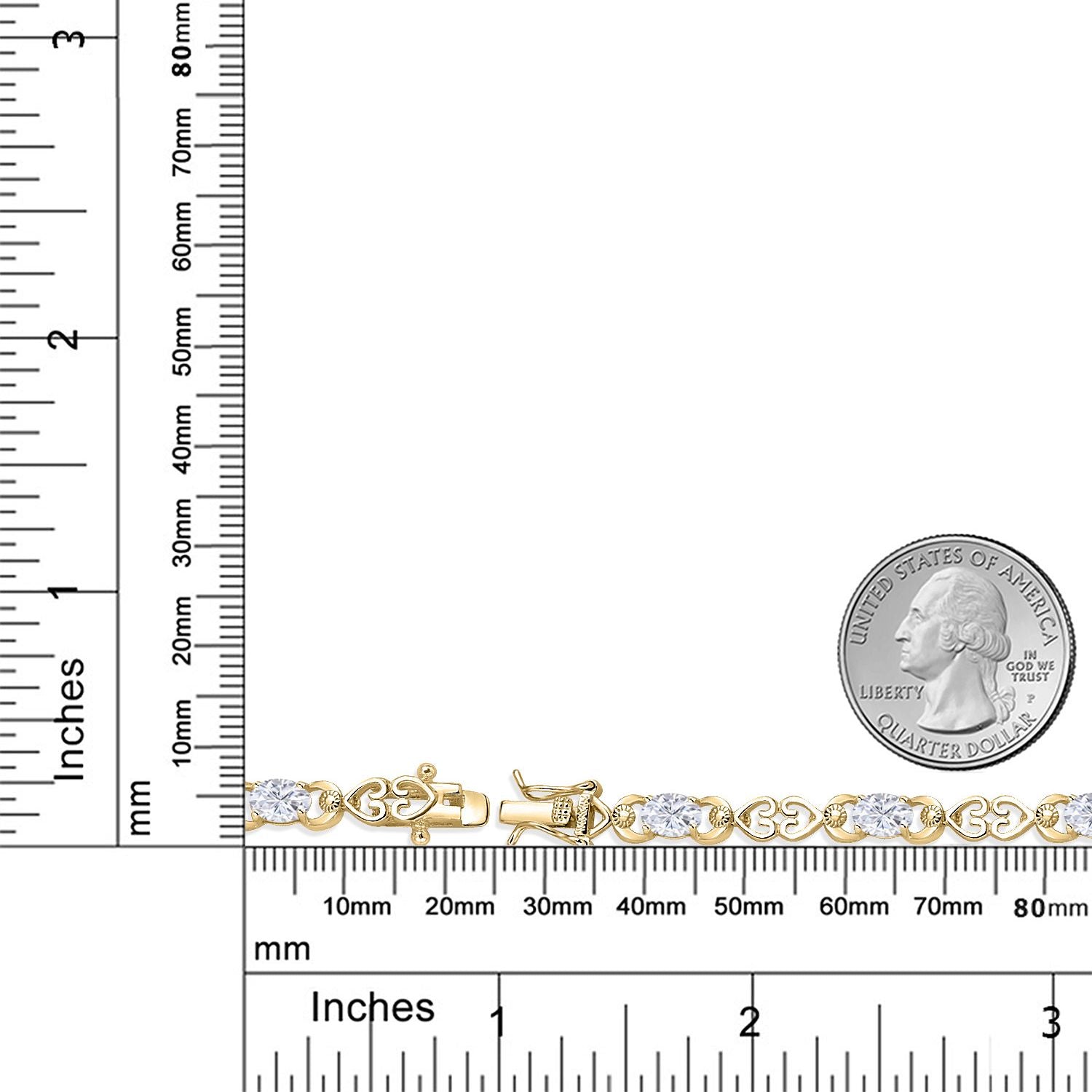 Bracelet in 925 Yellow Gold Plated Silver