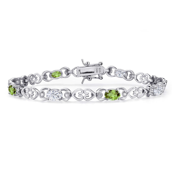 Peridot - August_Bracelet in 925 Sterling Silver