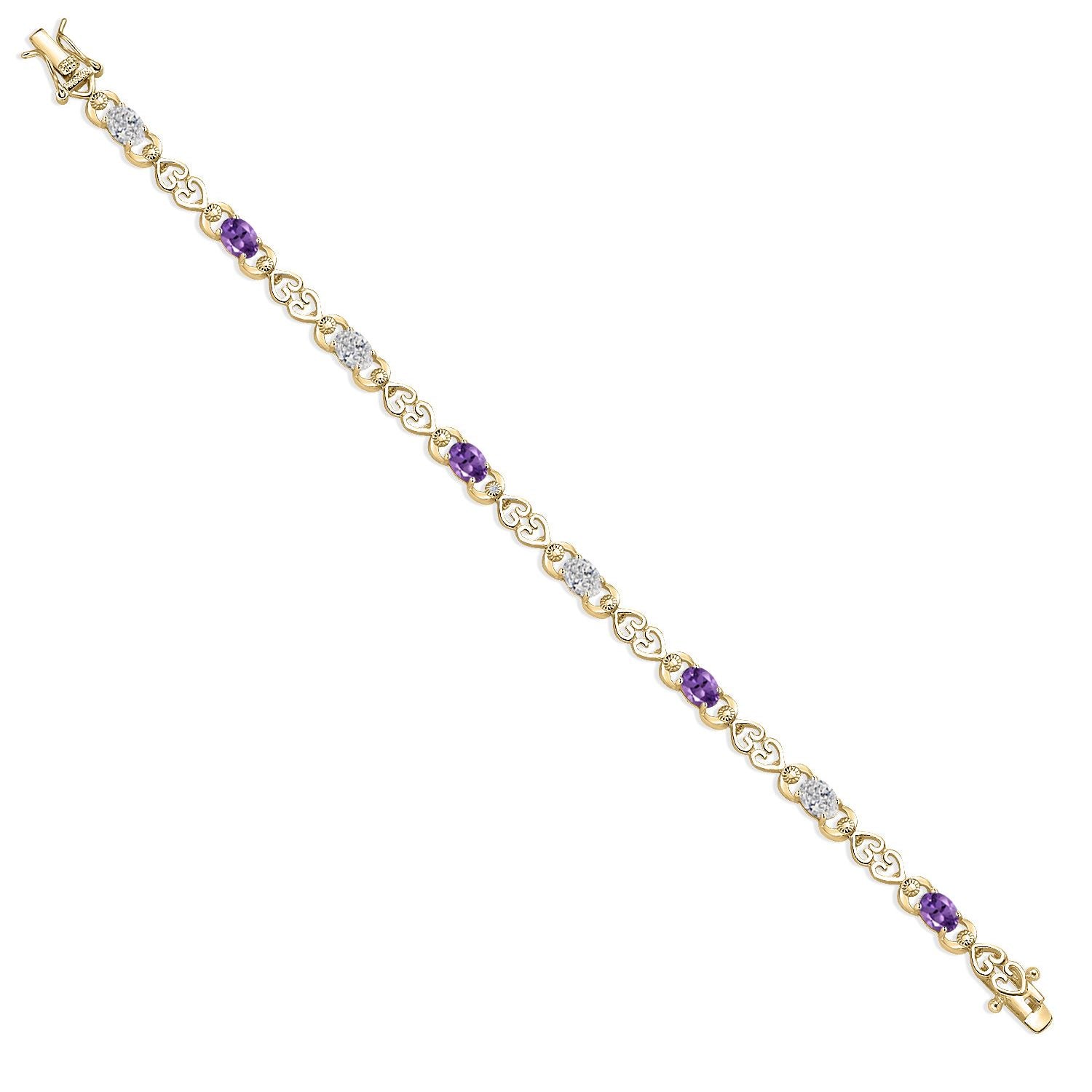 Bracelet in 925 Yellow Gold Plated Silver