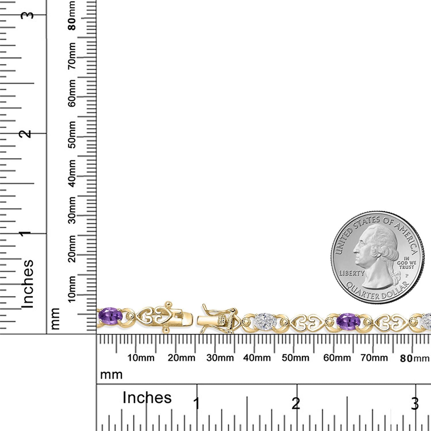 Bracelet in 925 Yellow Gold Plated Silver