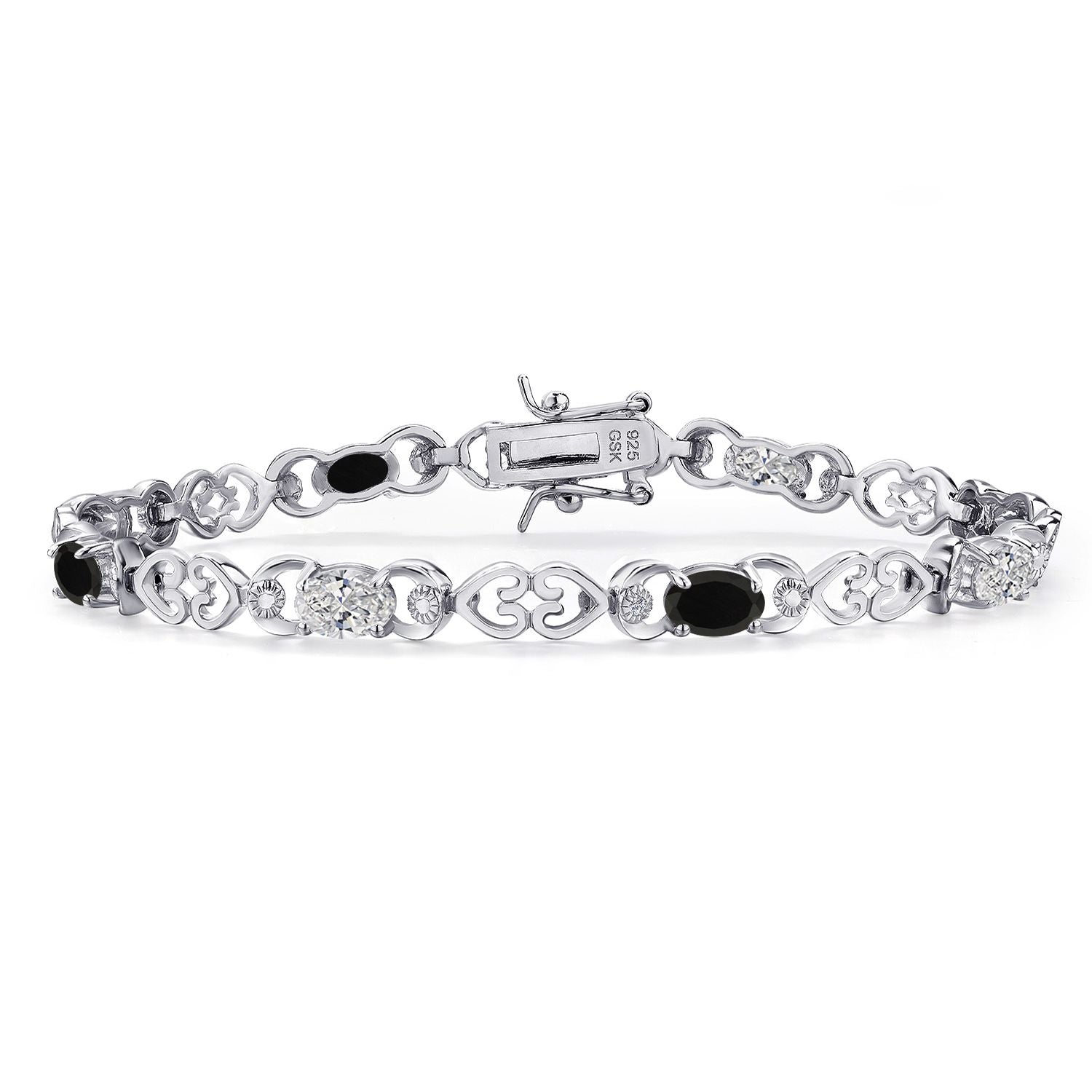Onyx - December_Bracelet in 925 Sterling Silver