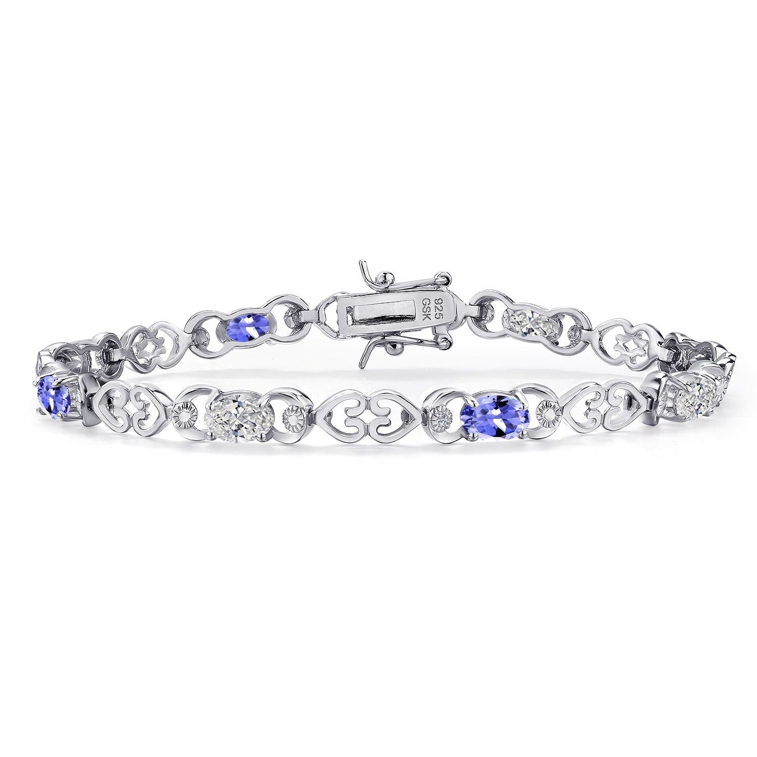 Tanzanite - December_Bracelet in 925 Sterling Silver