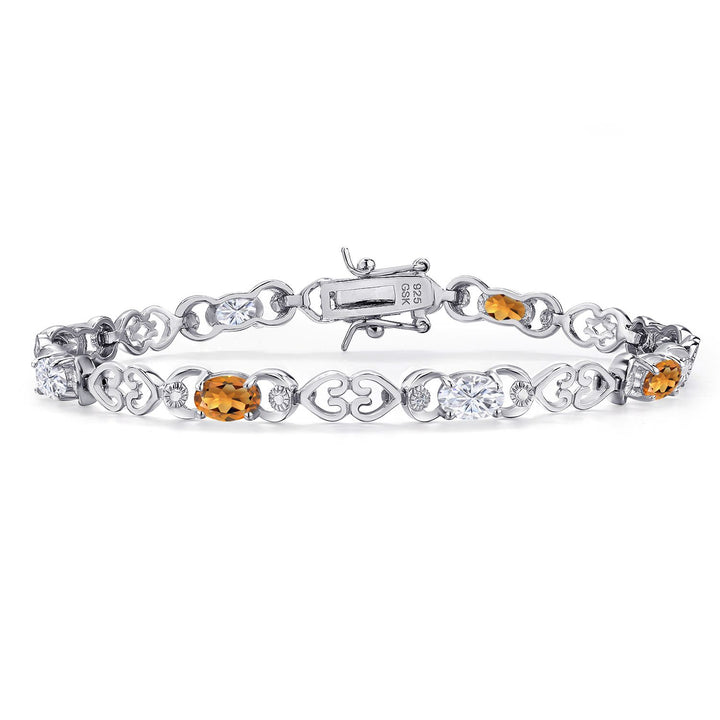 Madeira Citrine_Bracelet in 925 Sterling Silver
