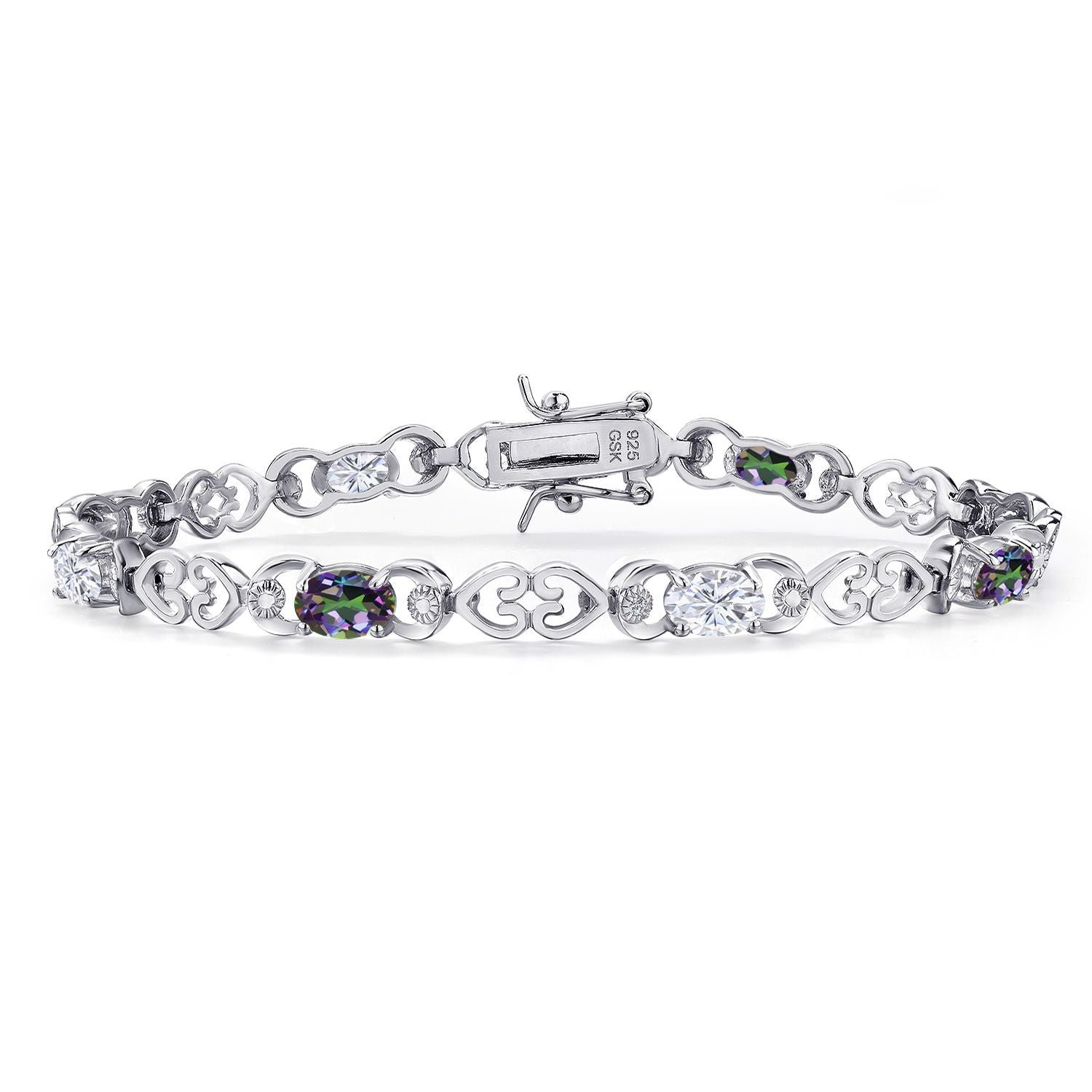 Green Mystic Topaz_Bracelet in 925 Sterling Silver