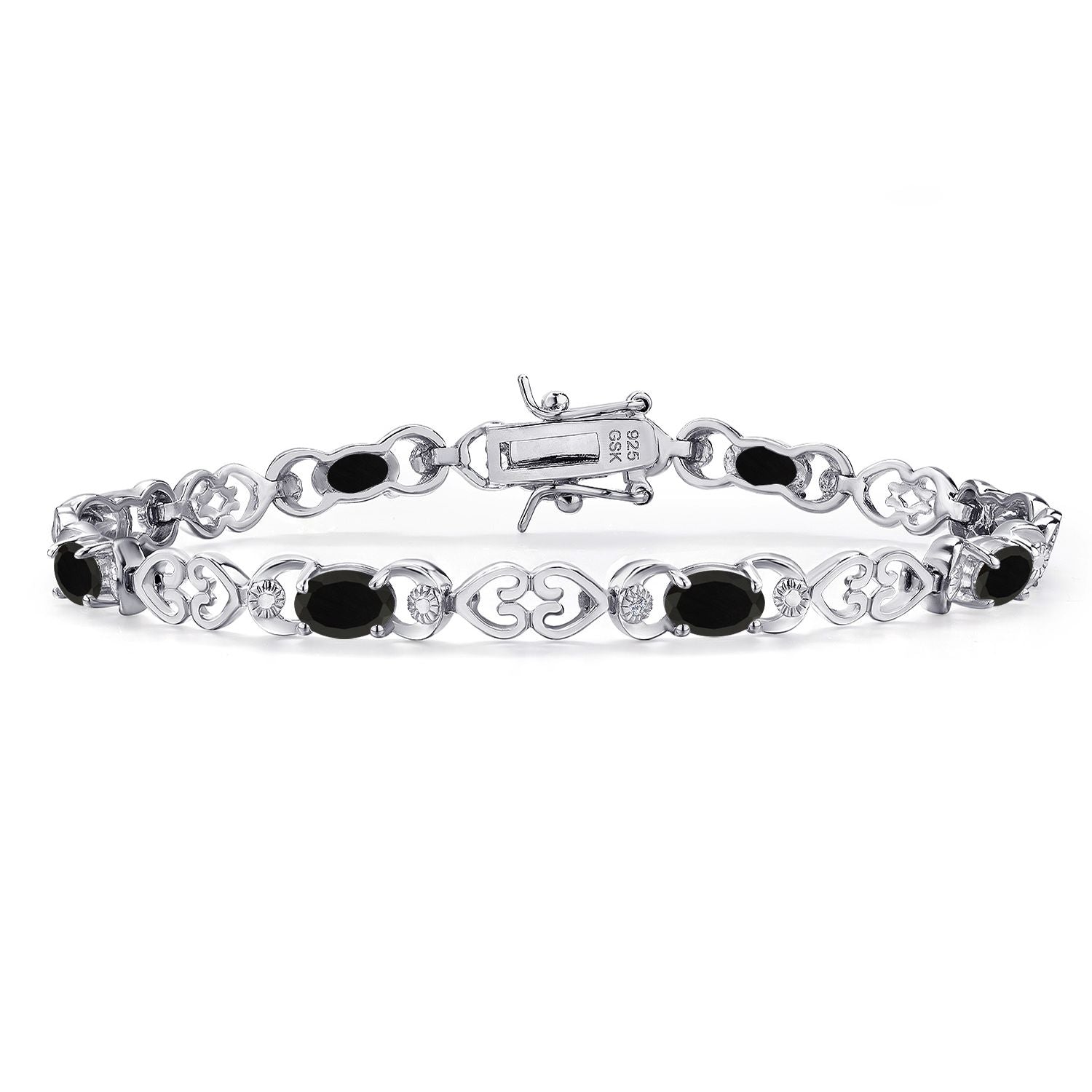Onyx - December_Bracelet in 925 Sterling Silver