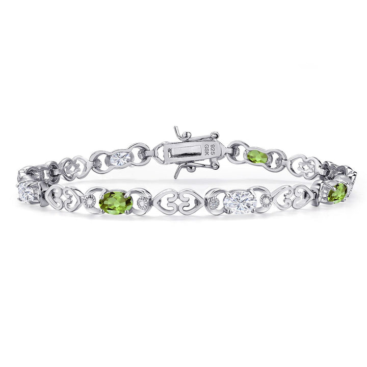 Peridot - August_Bracelet in 925 Sterling Silver