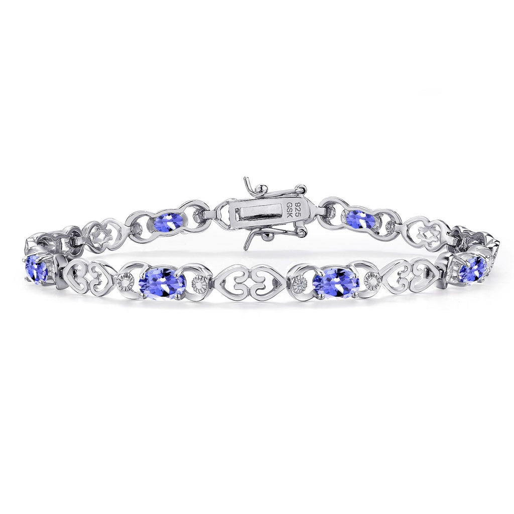 Tanzanite - December_Bracelet in 925 Sterling Silver