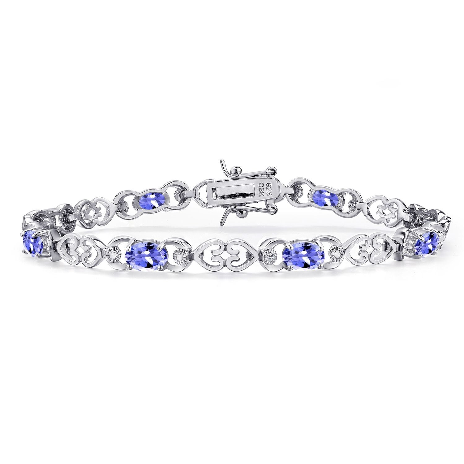 Tanzanite - December_Bracelet in 925 Sterling Silver