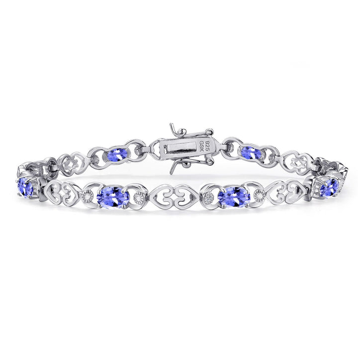 Tanzanite - December_Bracelet in 925 Sterling Silver