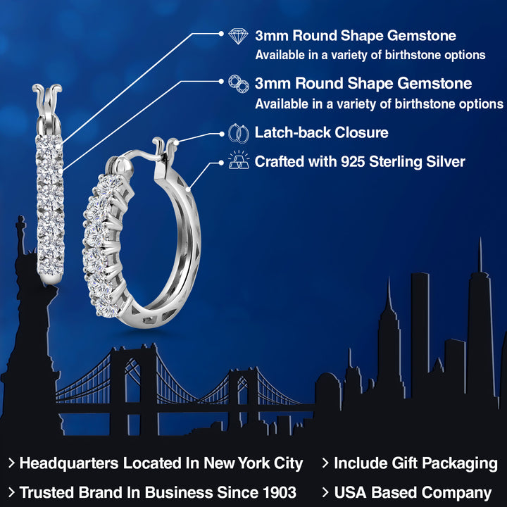 Earrings in 925 Sterling Silver