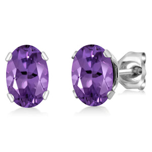 Amethyst - February_Earrings in 925 Sterling Silver