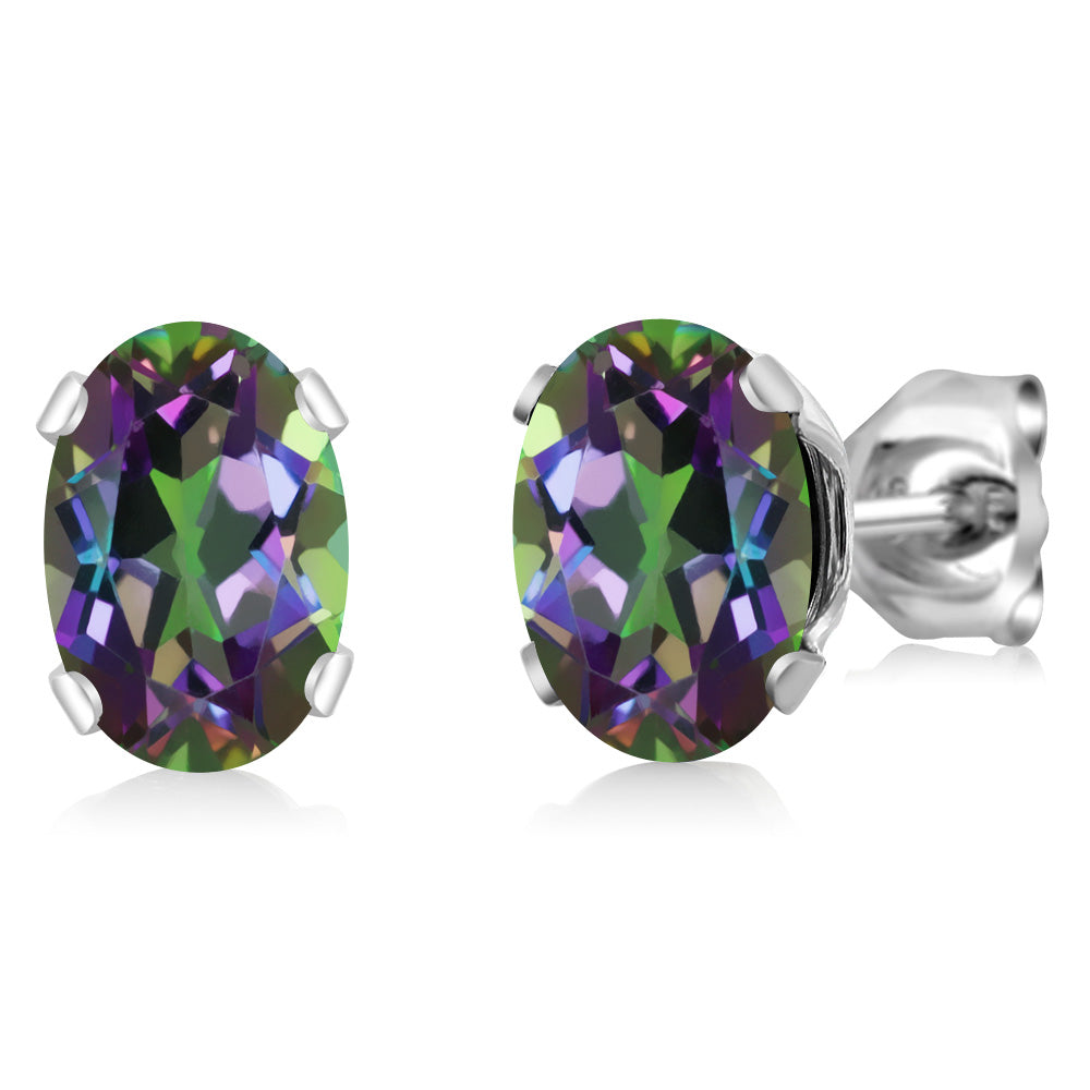 Green Mystic Topaz_Earrings in 925 Sterling Silver
