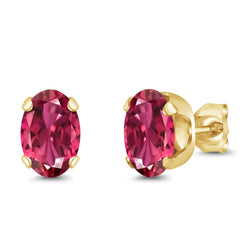 Earrings in 925 Yellow Gold Plated Silver