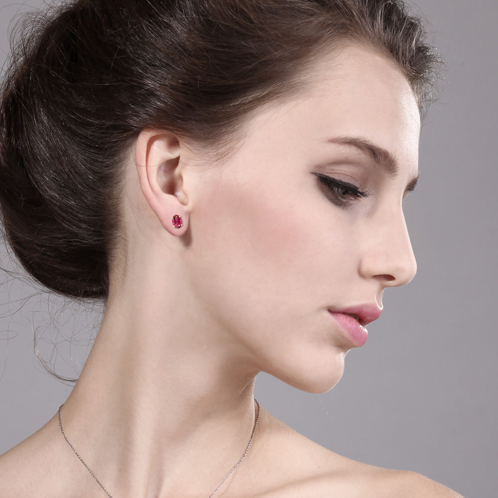 Earrings in 925 Yellow Gold Plated Silver