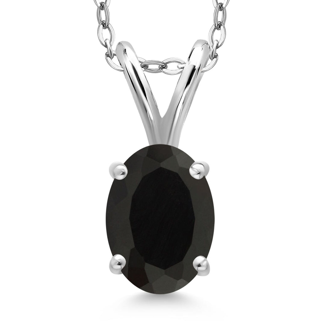 Onyx - December_Pendant in 925 Sterling Silver
