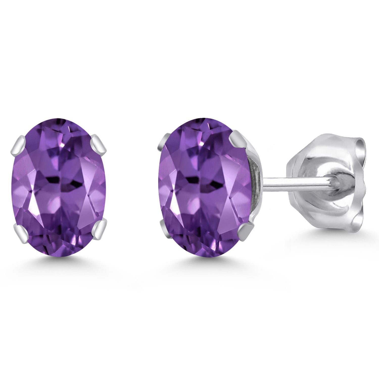 Amethyst - February_Earrings in 925 Sterling Silver