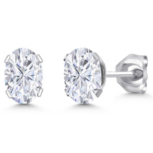 Near Colorless (GH)_Earrings in 925 Sterling Silver