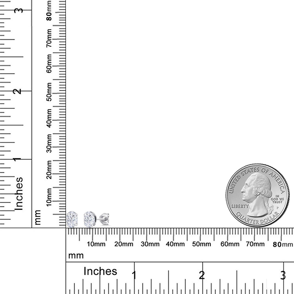 Near Colorless (GH)_Earrings in 925 Sterling Silver