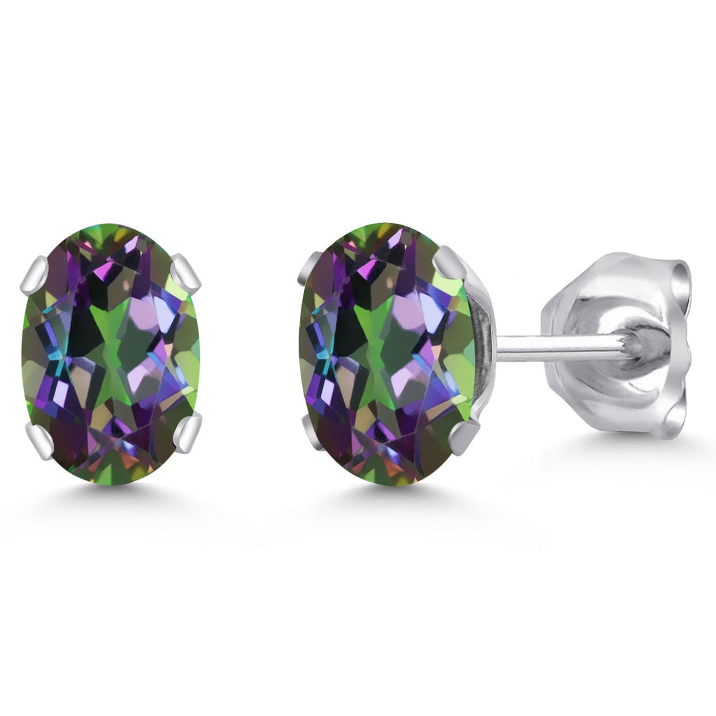 Green Mystic Topaz_Earrings in 925 Sterling Silver