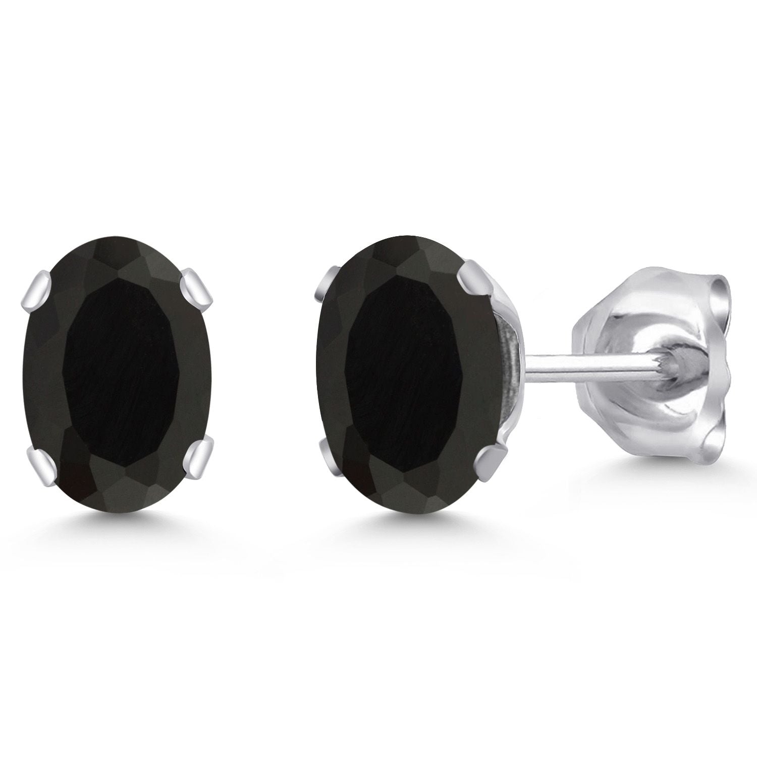 Onyx - December_Earrings in 925 Sterling Silver