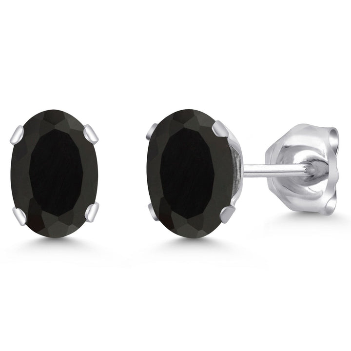 Onyx - December_Earrings in 925 Sterling Silver