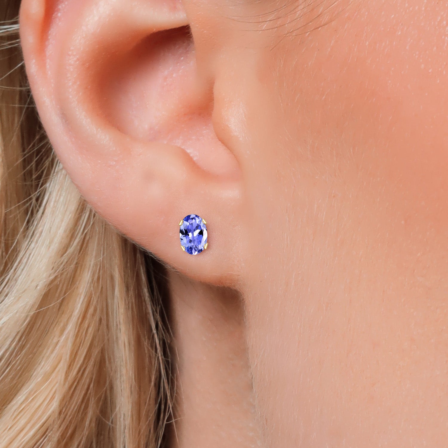 Earrings in 18K Yellow Gold Plated Silver