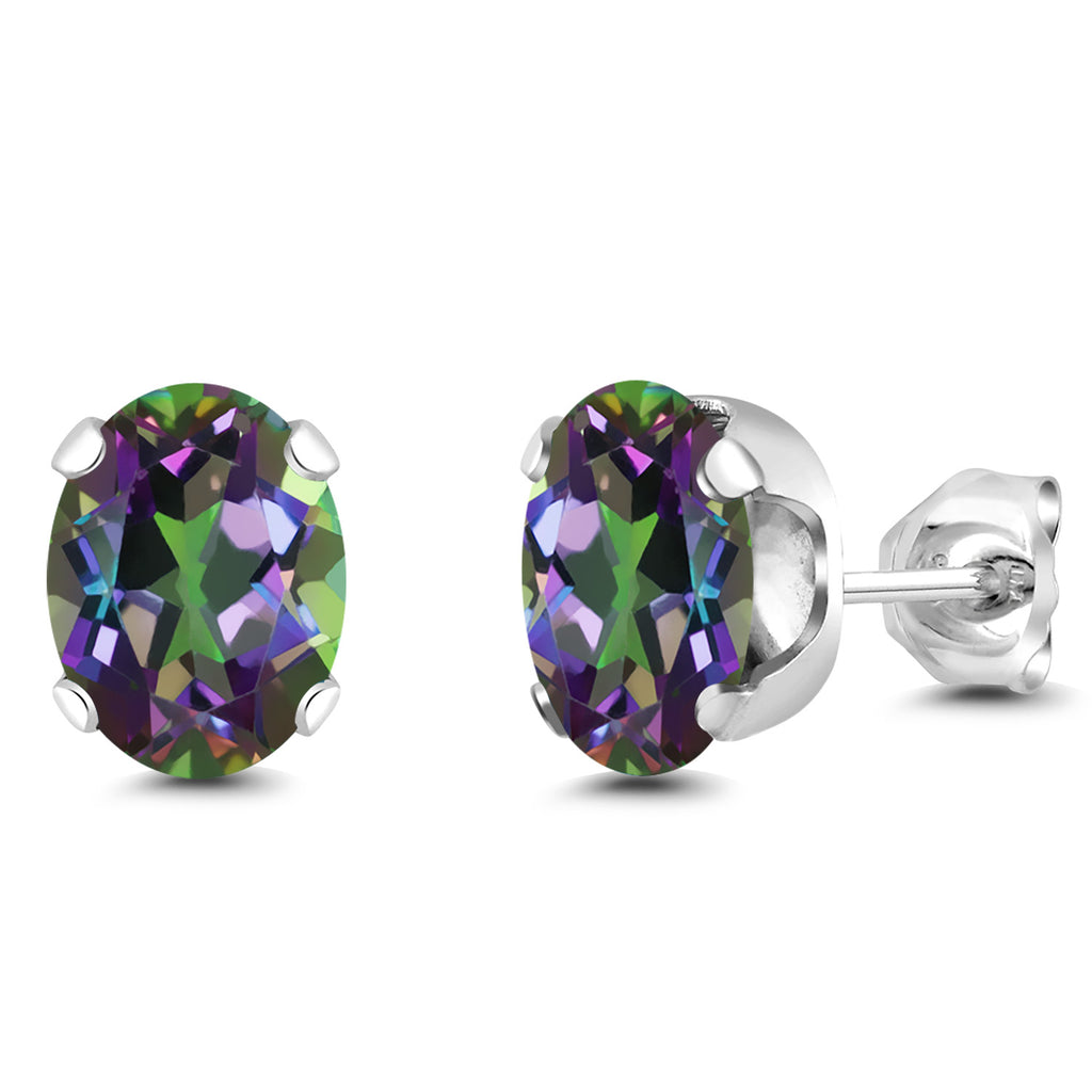 Green Mystic Topaz_Earrings in 925 Sterling Silver
