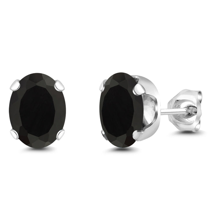 Onyx - December_Earrings in 925 Sterling Silver