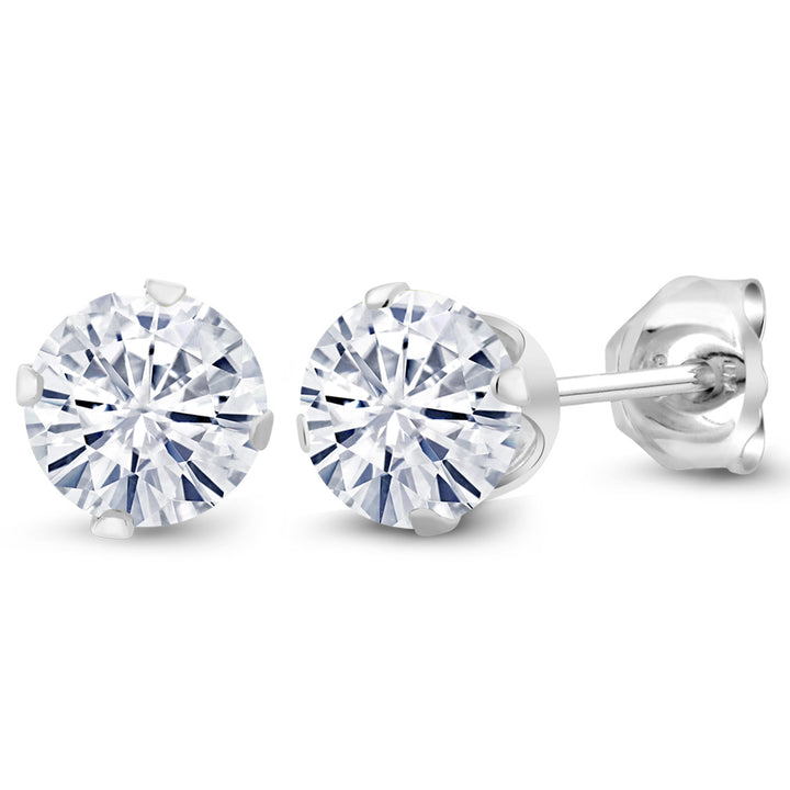 Near Colorless (GH)_Earrings in 925 Sterling Silver