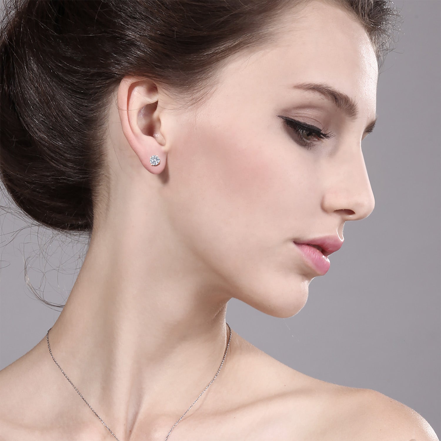 E - F_Earrings in 925 Yellow Gold Plated Silver