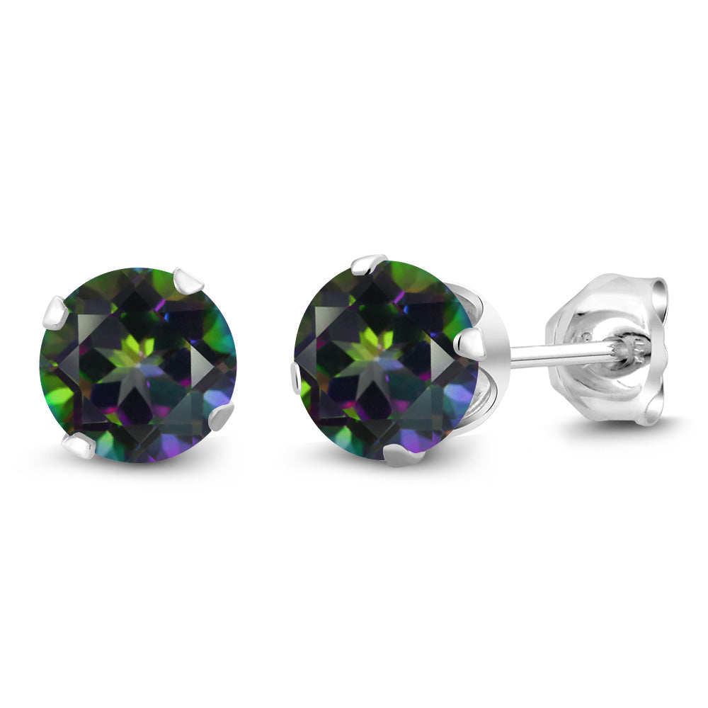 Green Mystic Topaz_Earrings in 925 Sterling Silver